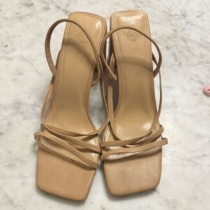 H&M Tan Strappy Heels